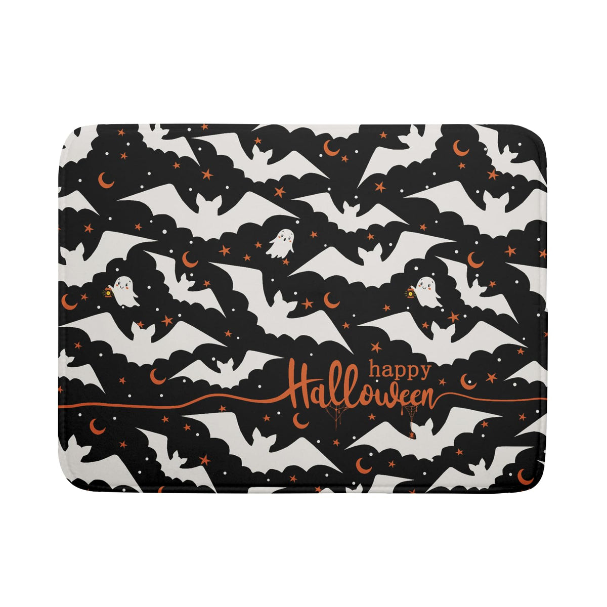 Halloween Drying Mats For Kitchen Counter 18   X24    Happy Halloween Spooky Bat Dishes Pad Microfiber Absorbent Fast Dry Dish D