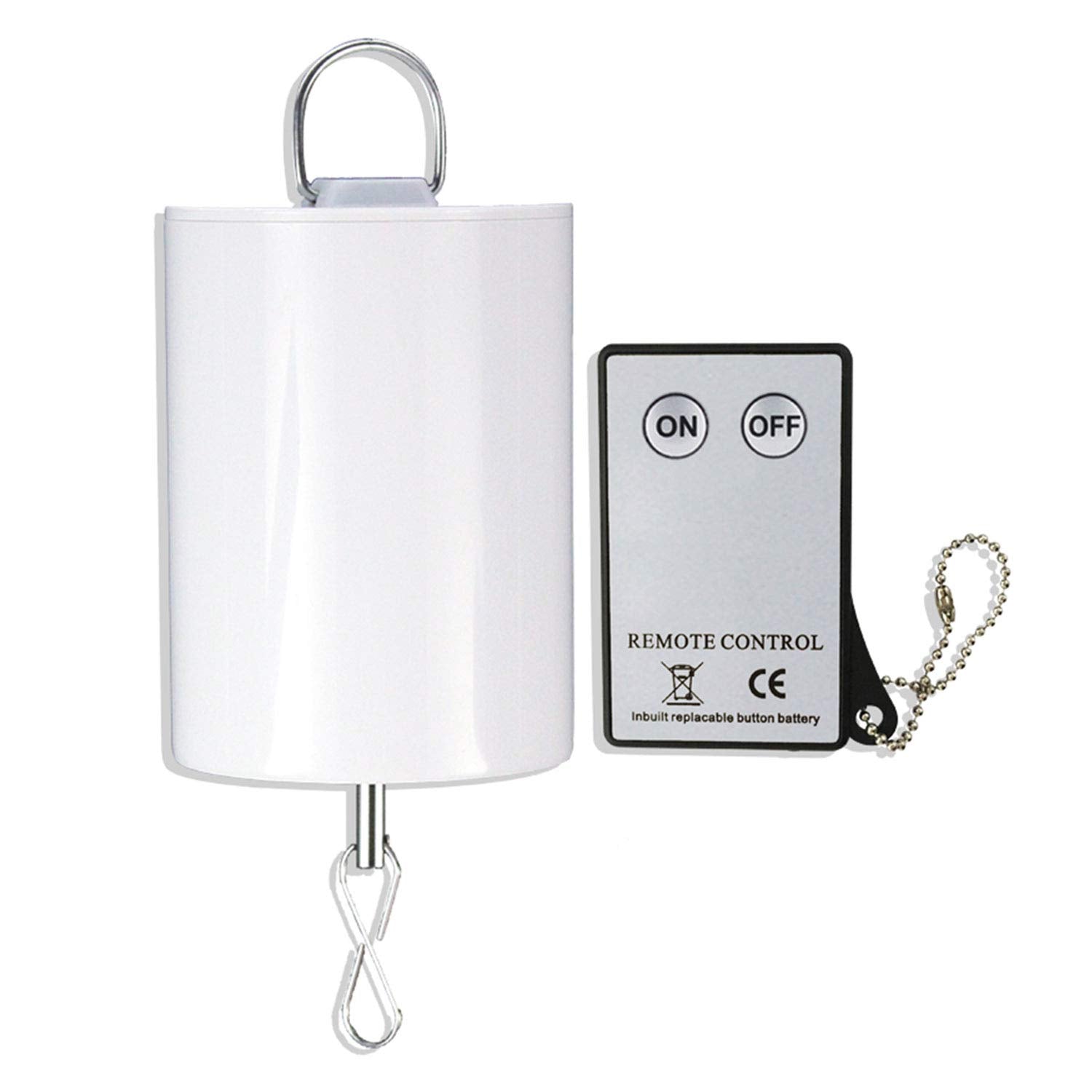 Fonmy Hanging Display Motor Rotating Motor For Wind Spinner Hanging Decor Ornament Wind Chimes With Mini Remote Controller For B