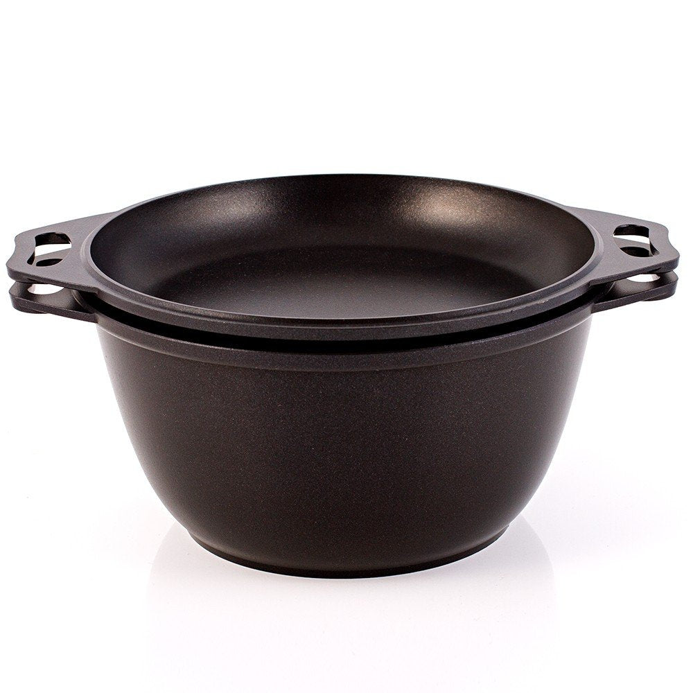 Amahle Kazan For Making Pilaf W/Lid-Skillet (Non-Sticking Coating) 3.2 Qt (3 L)