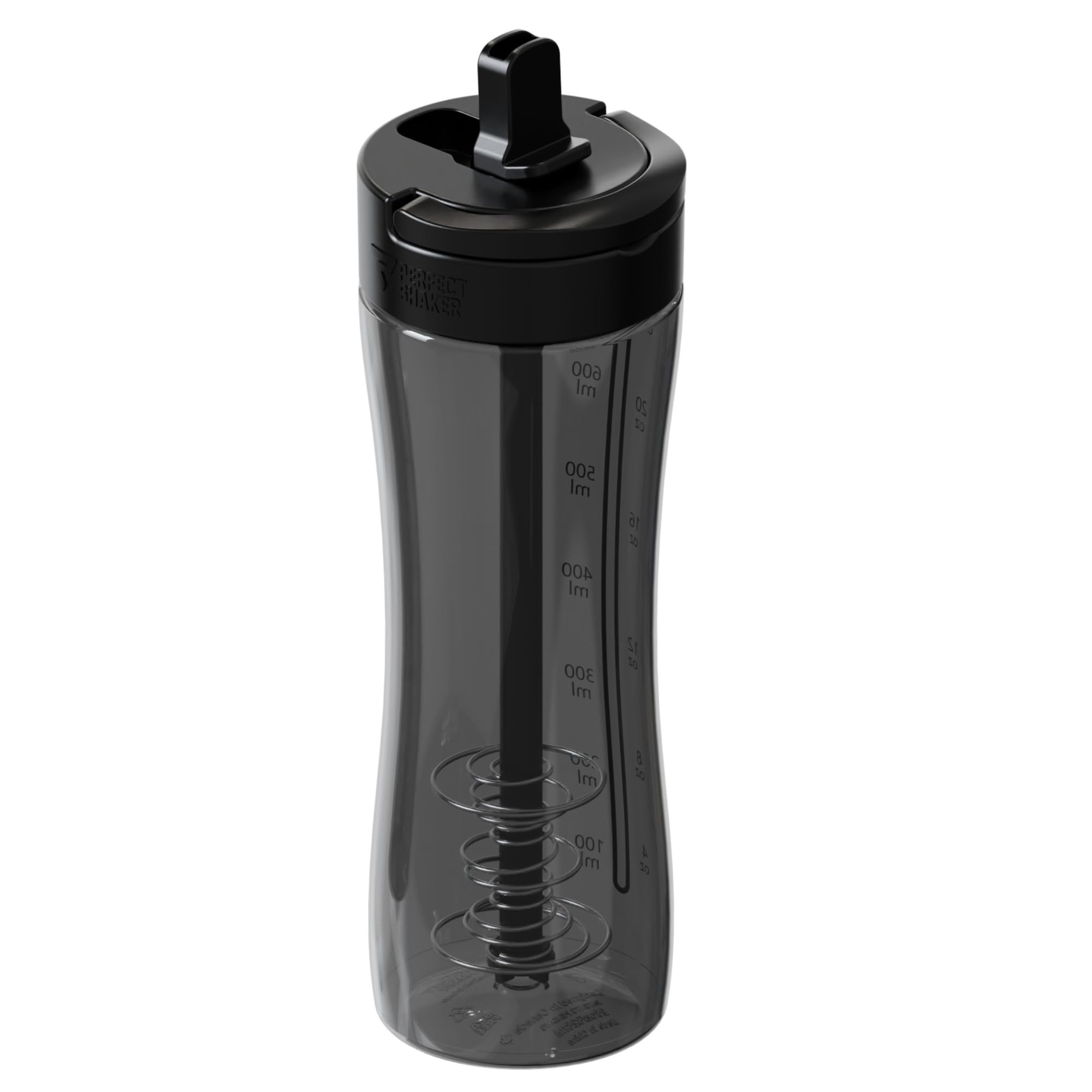 PerfectShaker Luma Series Tritan Shaker Bottle with Built-In Straw & Measurement Scale - 28oz Leakproof, BPA-Free, Dishwasher Sa