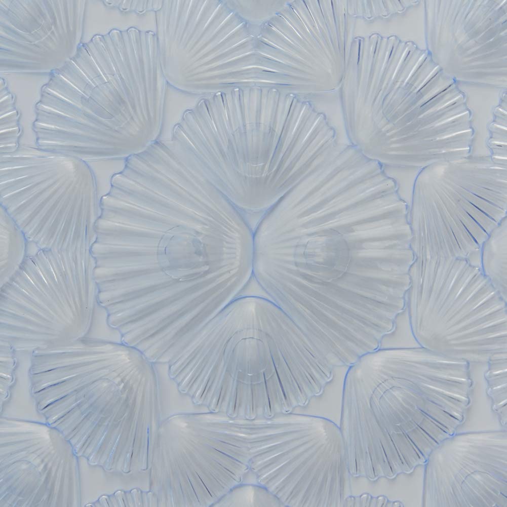 Non-Slip Bathtub Mat 21X21(For Smooth Non-Textured Tubs Only), Machine Washable Square Bath Tub Shower Mat With Suction Cups