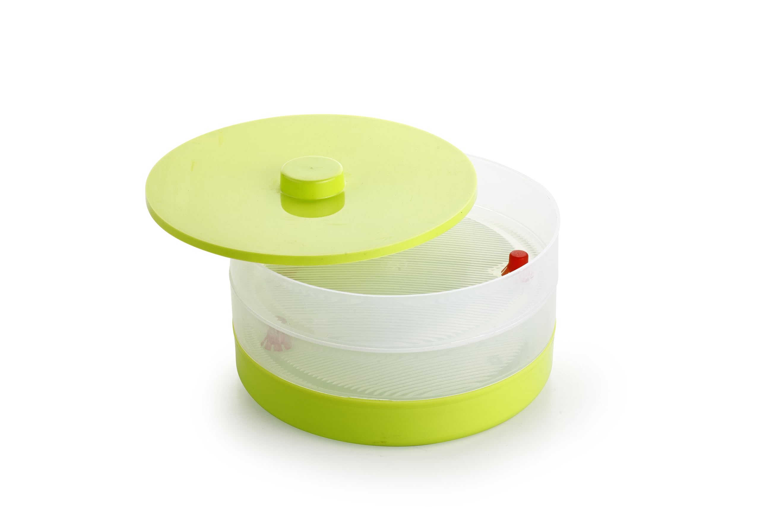 Ganesh Hygienic Sprout Maker | Organic Home Making Fresh Sprouts Beans For Living Healthy Life (2 Layer) Multicolor