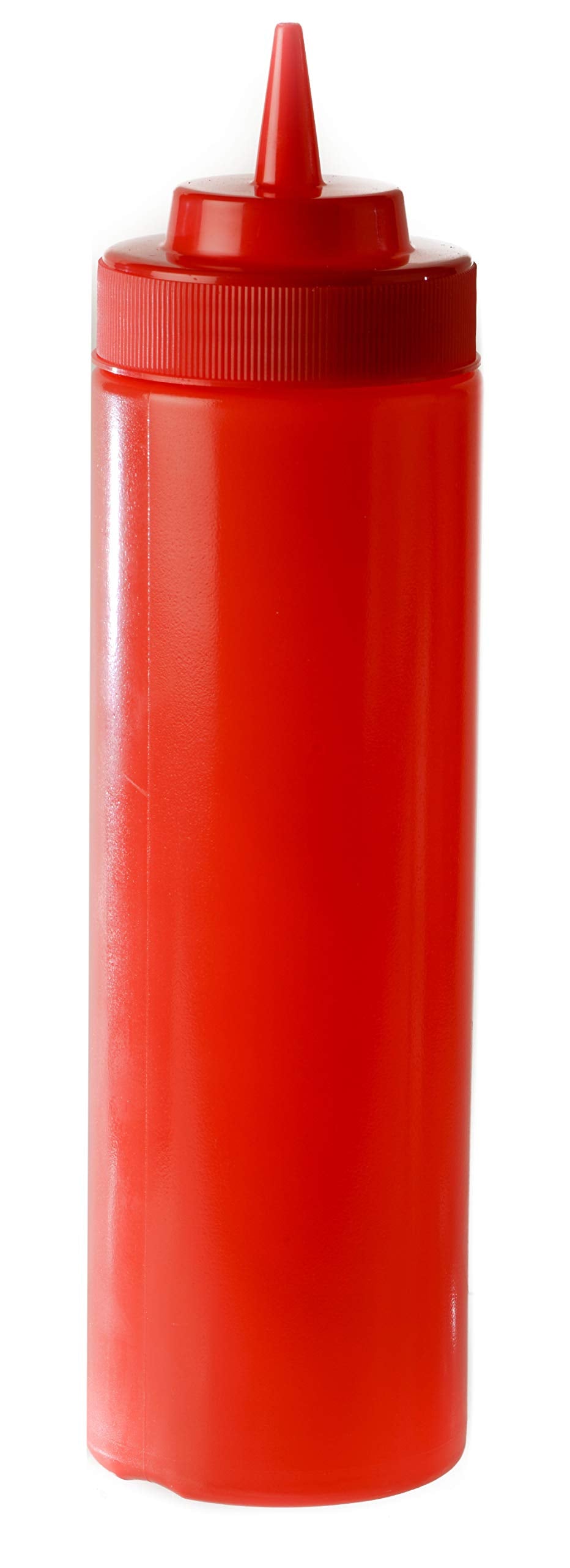 [2 Pack] 24 Oz Red Plastic Condiment Squeeze Bottles Squirt Bottle For Sauces, Dressing, Arts And Crafts, Ketchup, Mustard, Oil,