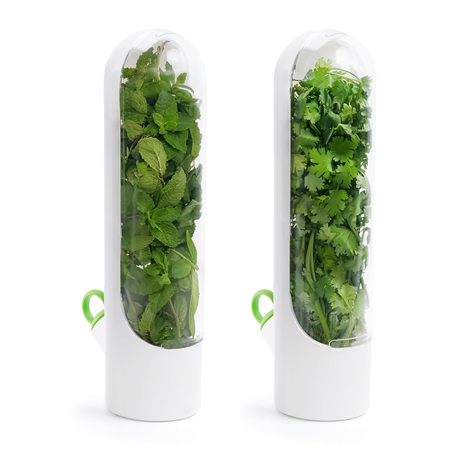 Bkqptl Fresh Herb Saver Pod, Fresh Vegetable Keeper For Refrigerator, Herb Container For Refrigerator,Mint Basil Coriander Conta