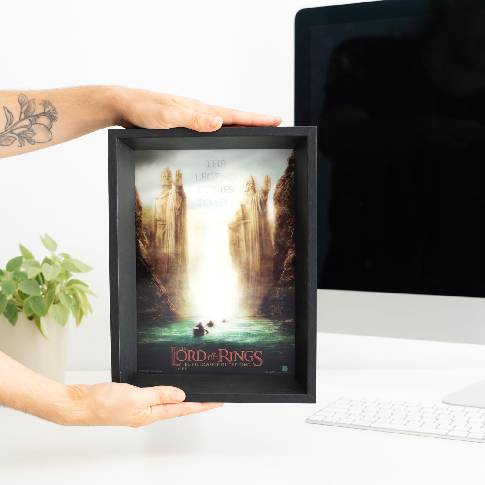 Grupo Erik The Lord Of The Rings Framed Lenticular Print | Framed Wall Art, Prints For Walls Framed, Framed Wall Art For Living