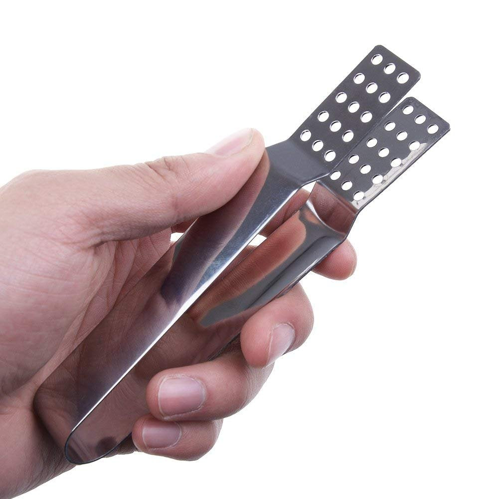 4 Pcs Stainless Steel Tea Bag Tongs Teabag Squeezer Strainer Holder Grip Metal Spoon Mini Sugar Clip Kitchen Bar Tools