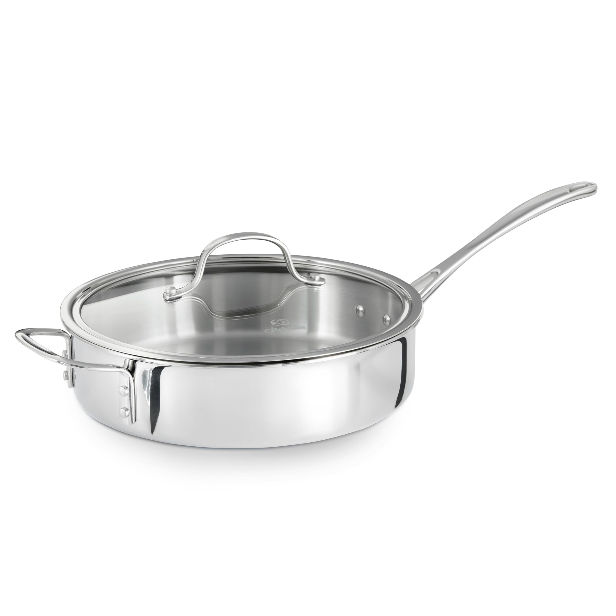 Calphalon Tri-Ply Stainless Steel 3 Qt. Saut Pan & Cover