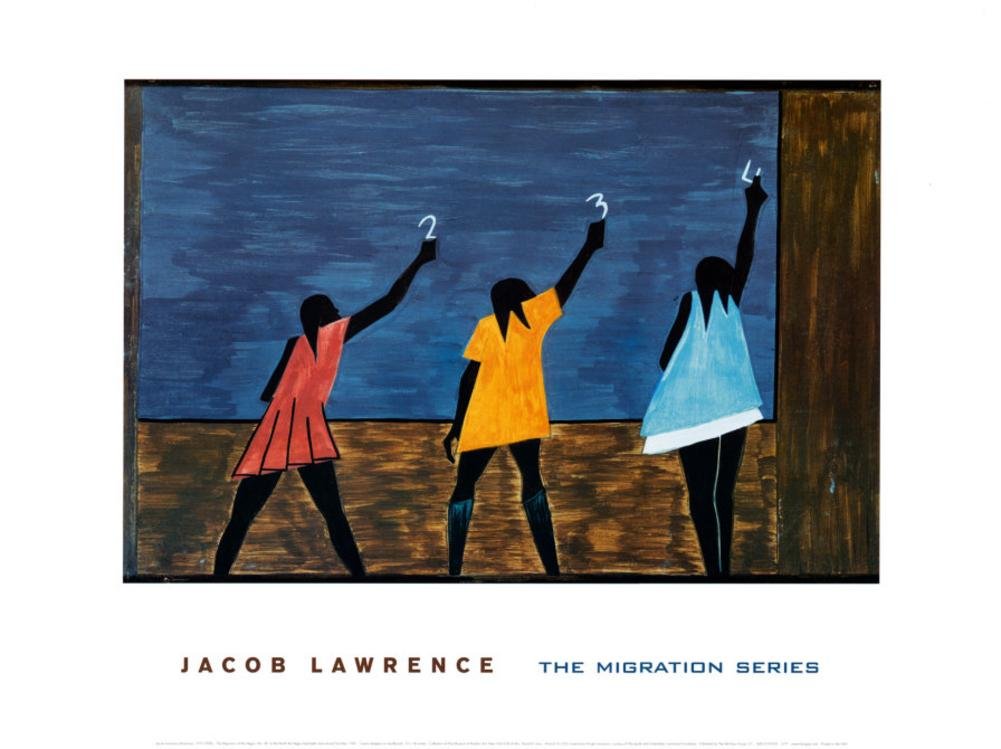 The Migration Series, No. 58, 1941 Art Print By Jacob Lawrence 24 X 18In