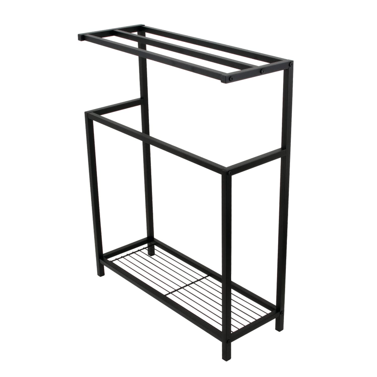 Kingston Brass SCC8360 Edenscape Freestanding Iron -Towel Rack, Matte Black