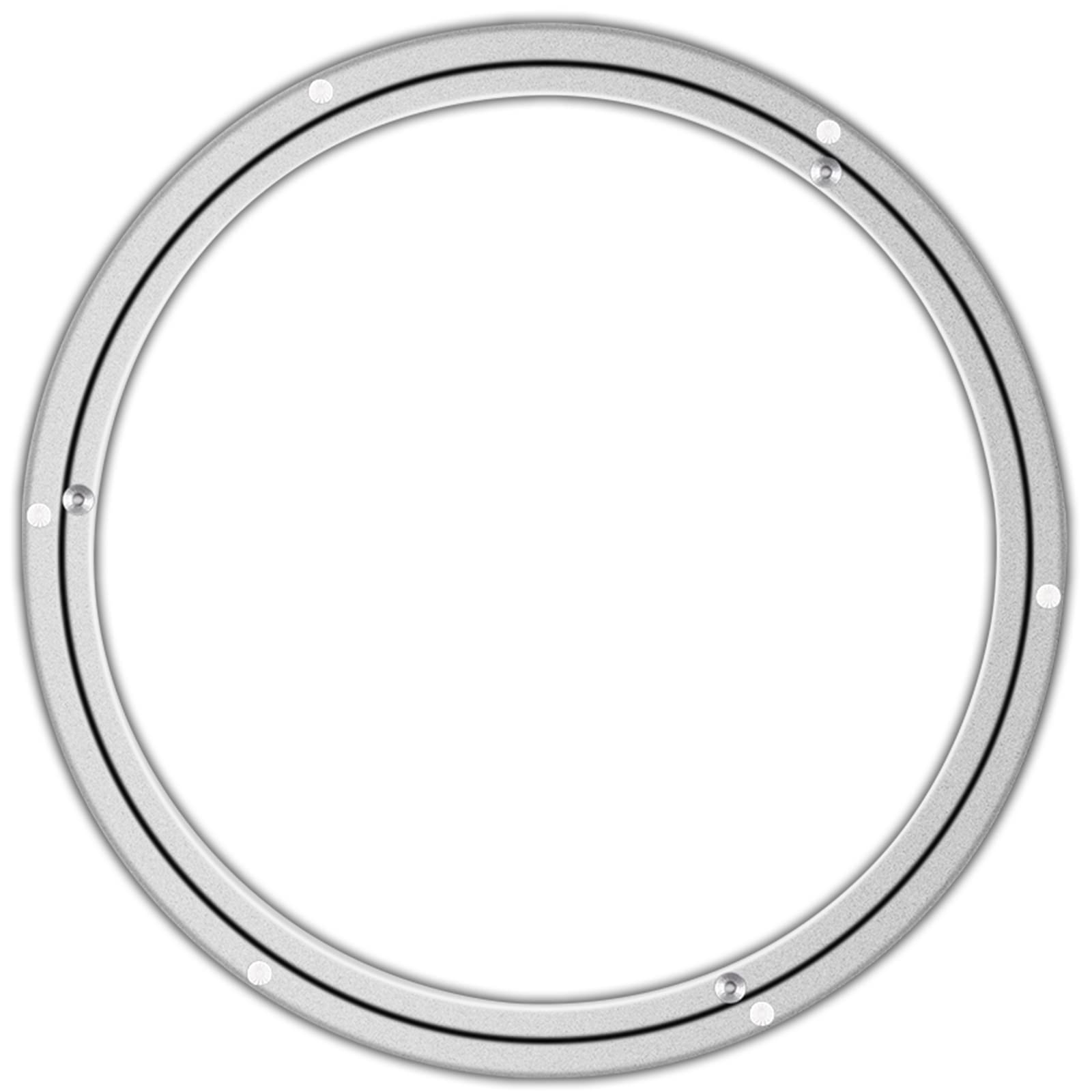 Lazy Susan Bearing Rotating Turntable Bearings Swivel Plate Hardware Aluminum Metal For Dining-Table And Workbench (12 Inchs)