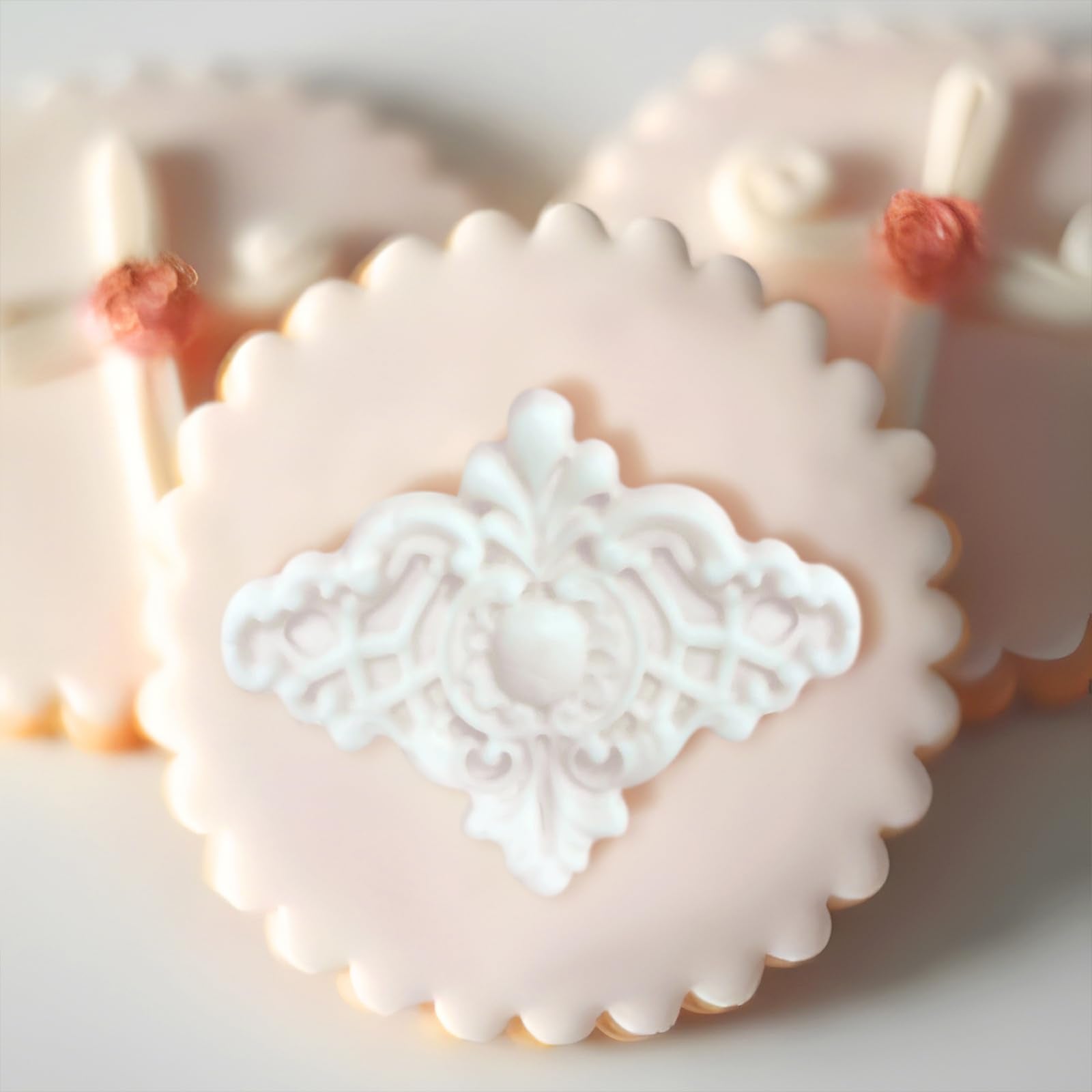 Vintage Inspired Key And Keyhole Silicone Molds 2-Count