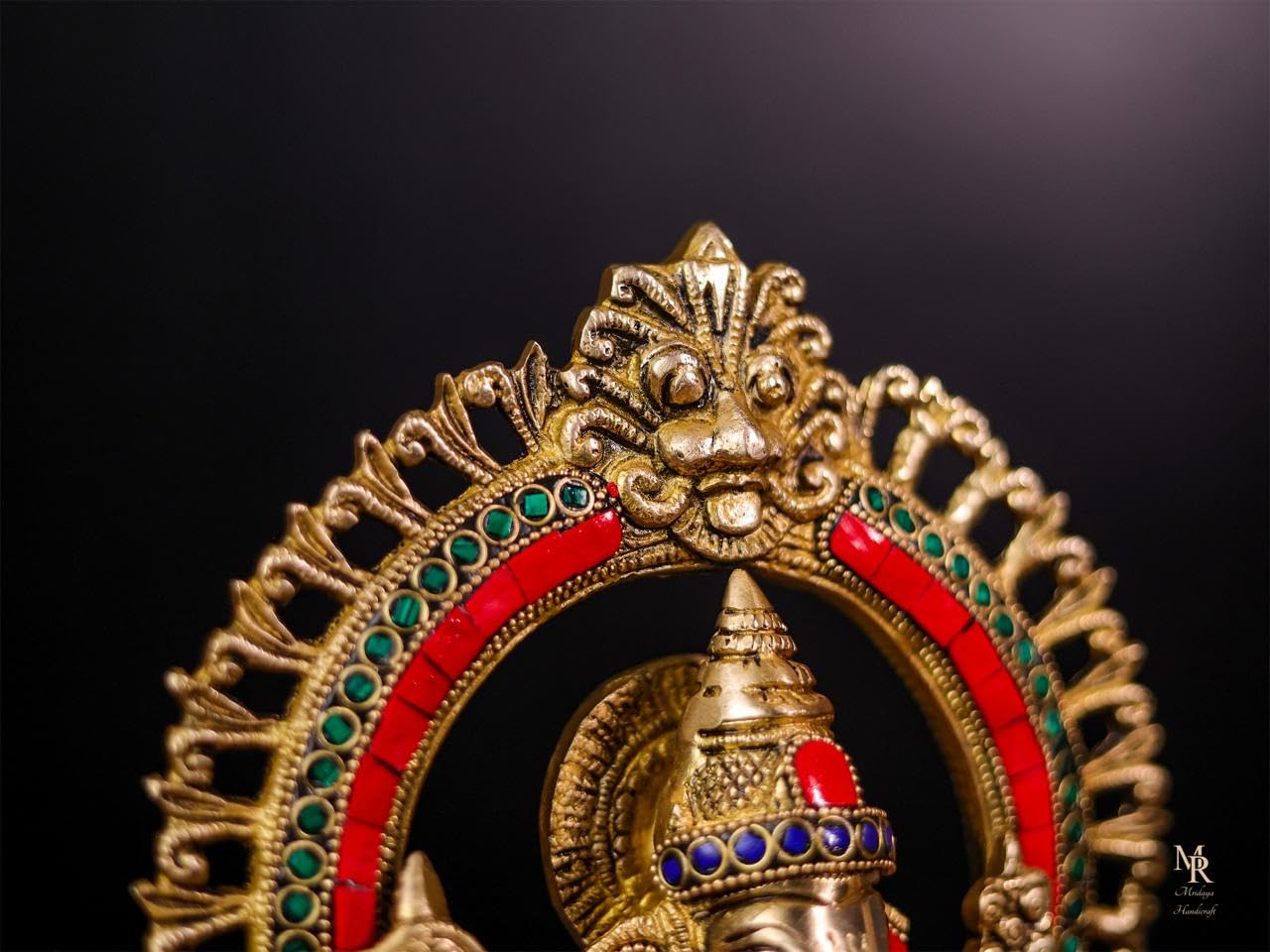 Mridaya Brass Lakshmi Ganesh Statue - 25 Cm Intricately Crafted Sculpture For New Beginnings, Wealth & Prosperity | Laxmi Ganesh