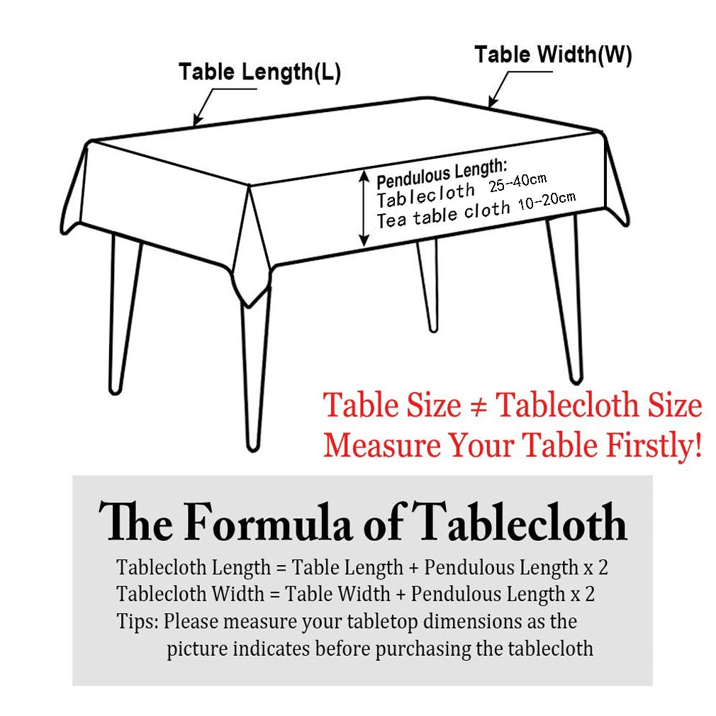 Pahajim Burlap Picnic Table Cloths Party Summer Tablecloth Fall Kitchen Table Cloth Rectangle Tablecloths For Dining Outdoor Tas