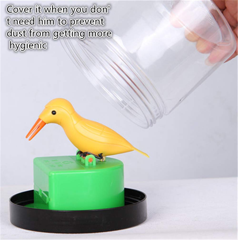 Shenghang Bird Toothpick Holder Toothpick Dispenser Bird Toothpick Box Automatic Telescopic Toothpick Dispenser Push-Type Toothp