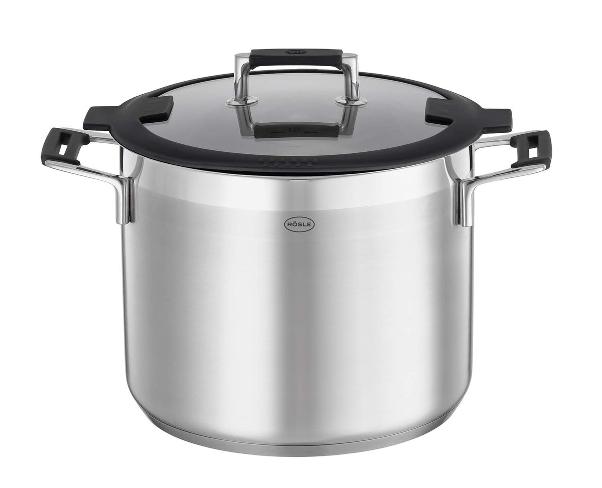 Rsle Silence Pro Cookware Collection 9.5 In. Stainless Steel High Casserole Dish