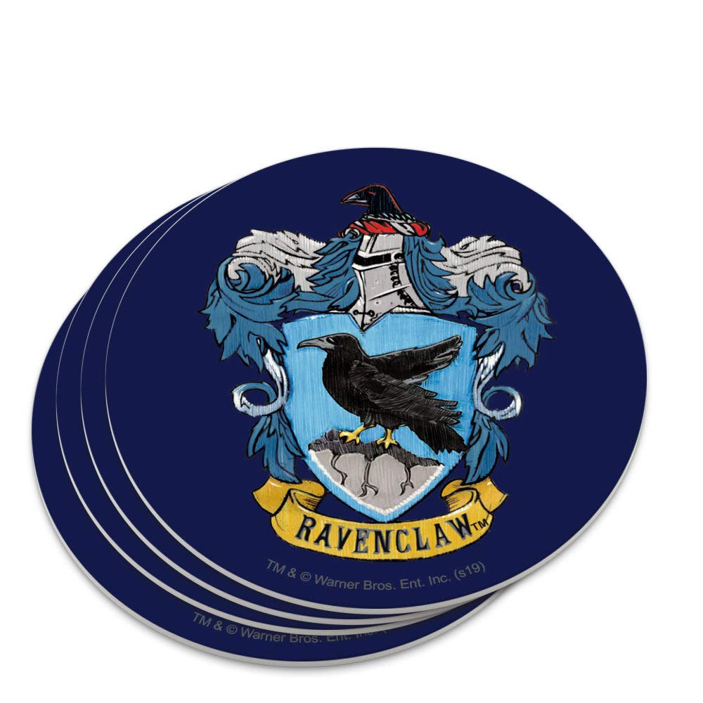 Harry Potter Ravenclaw Painted Crest Novelty Coaster Set