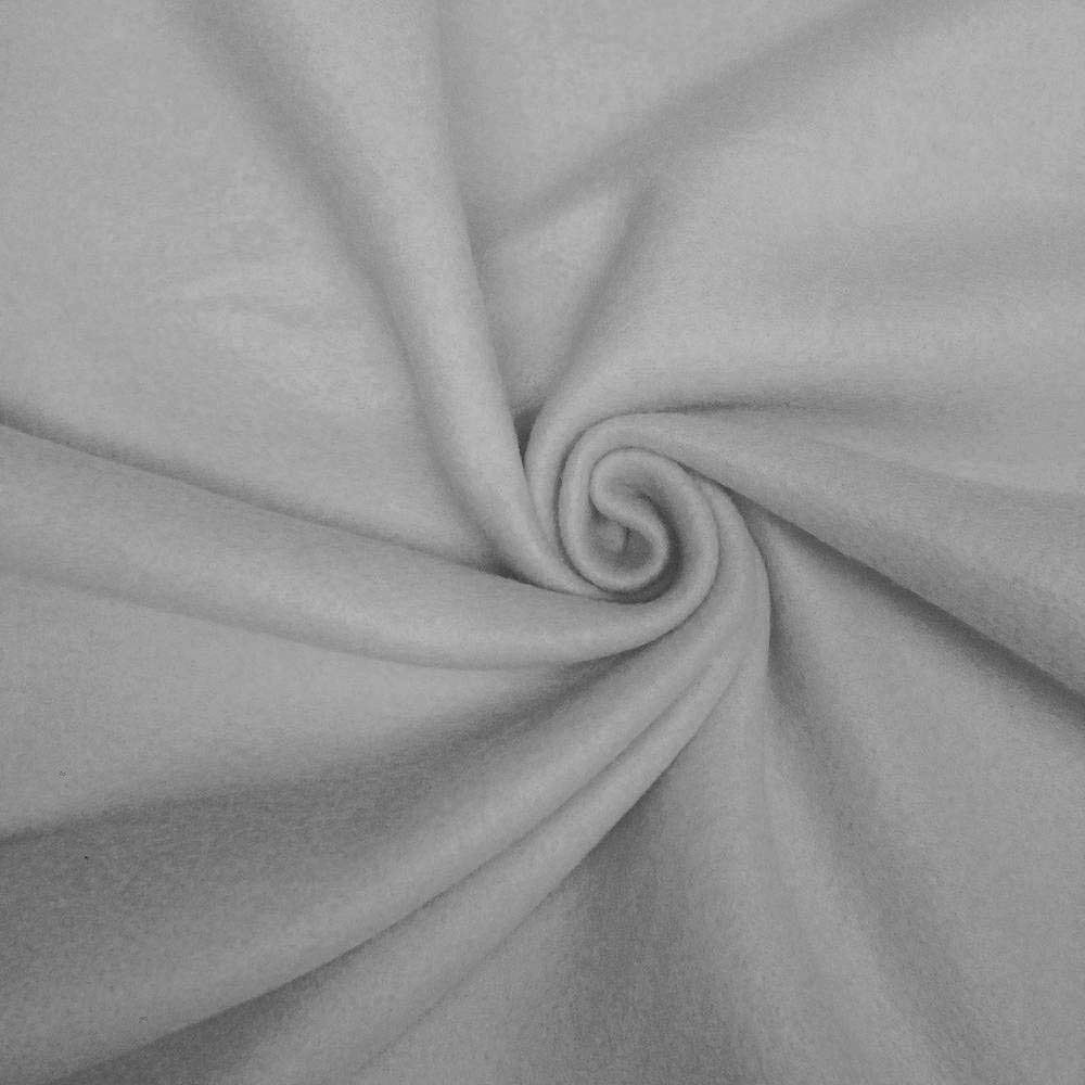 American Baby Company 2 Piece Fleece Blankets, Gray And White, 30 X 30, For Boys And Girls