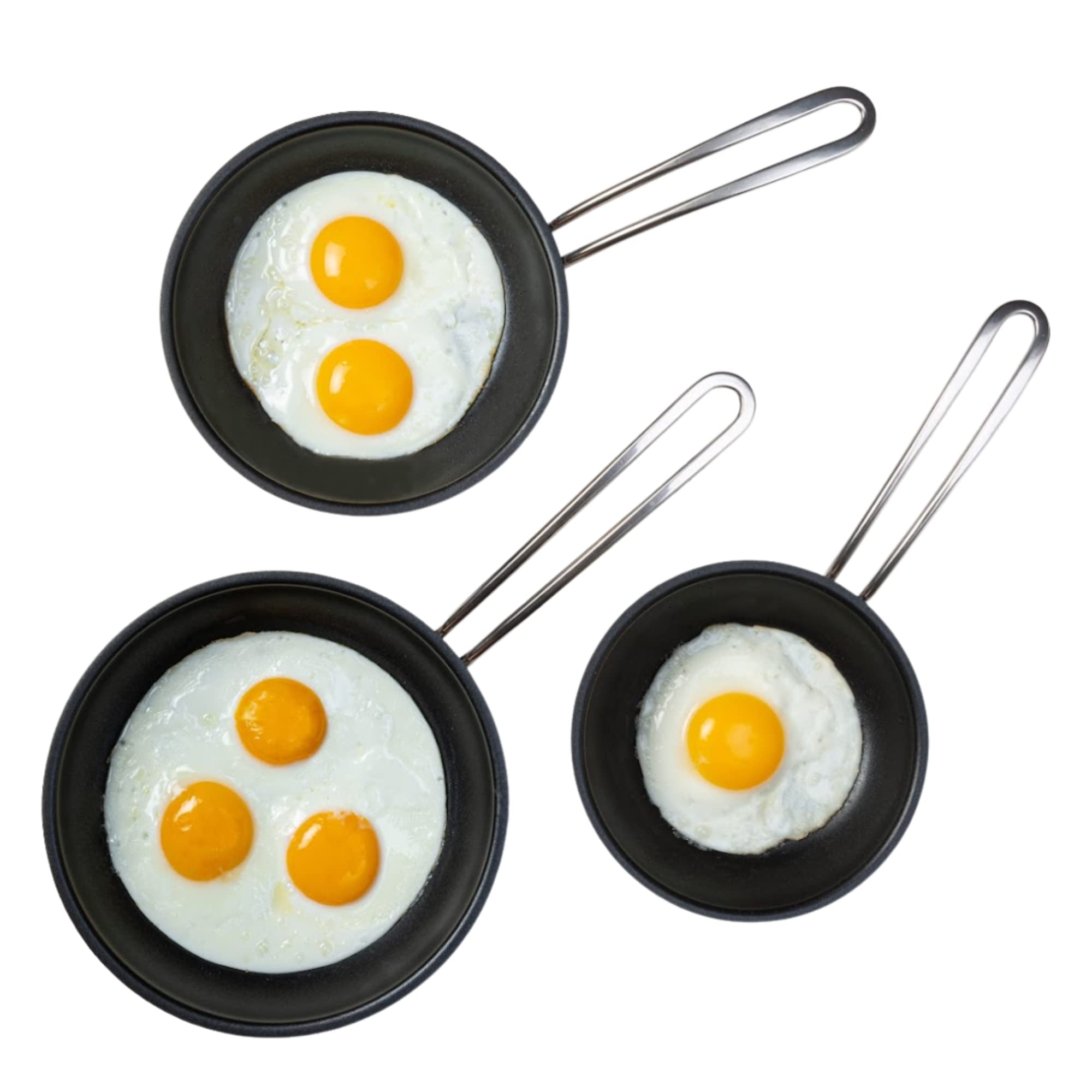 Kchenprofi Capri Stainless Steel Nonstick Mini Fry Pan/Skillet For Making 2 Eggs, 6.3'' - Non Stick 2 Egg Pan - Mini Stainless S