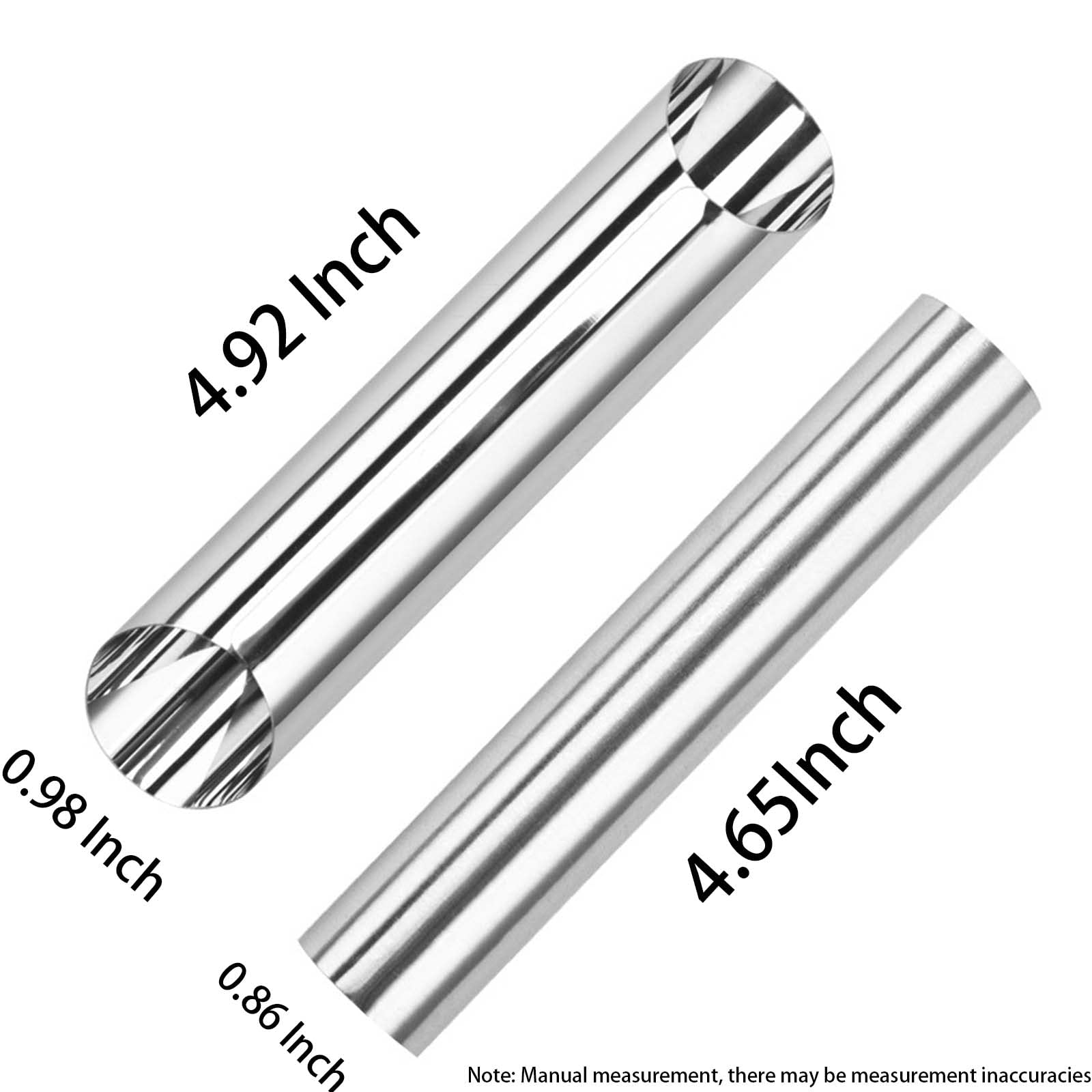 Lixiongbao 6 Pack Cannoli Tubes,Stainless Steel Cannoli Baking Mold,Forms Cream Roll Horn Mold For Danish Pastry,Cake,Croissant