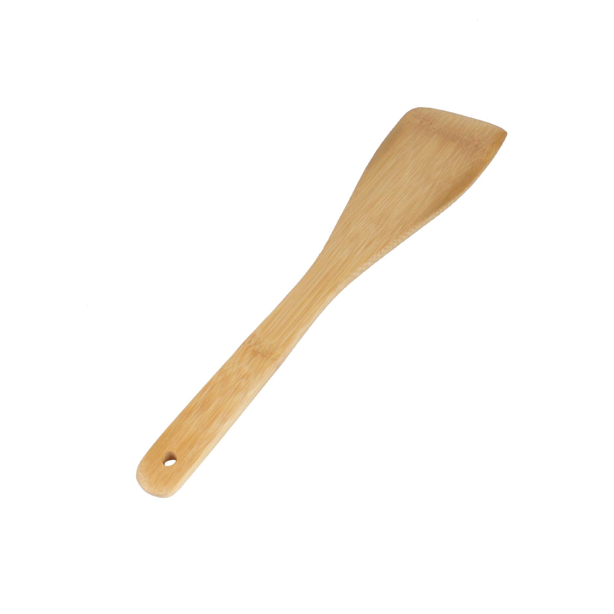 Bamboo Serving/Cooking Utensils - B18 - Angled Spatula/Paddle - 5 Pieces