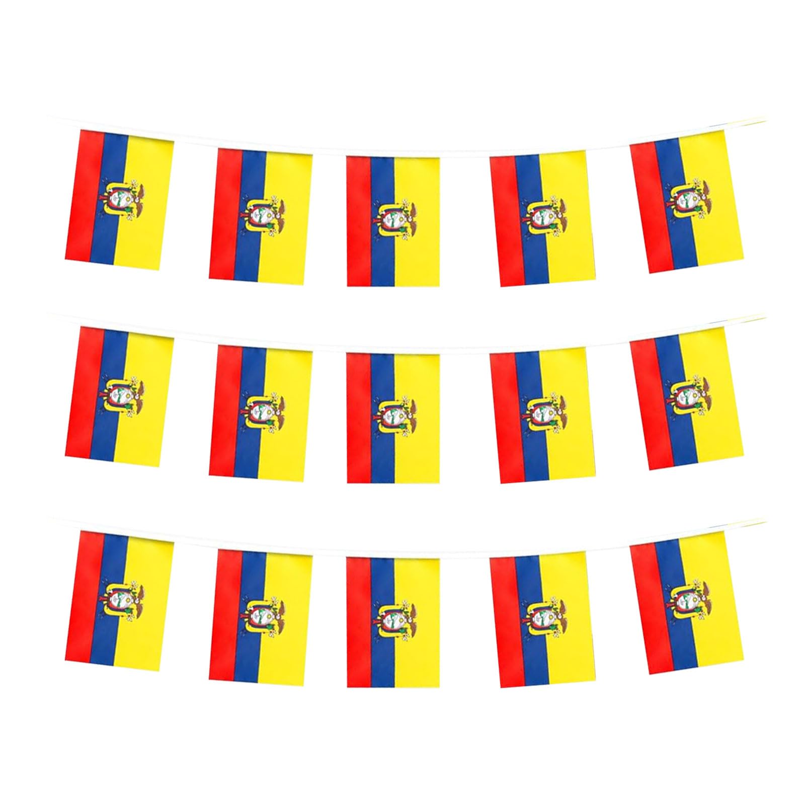 Ecuador Flags Ecuadorian Small String Mini Flag Pennant Banner Decorations