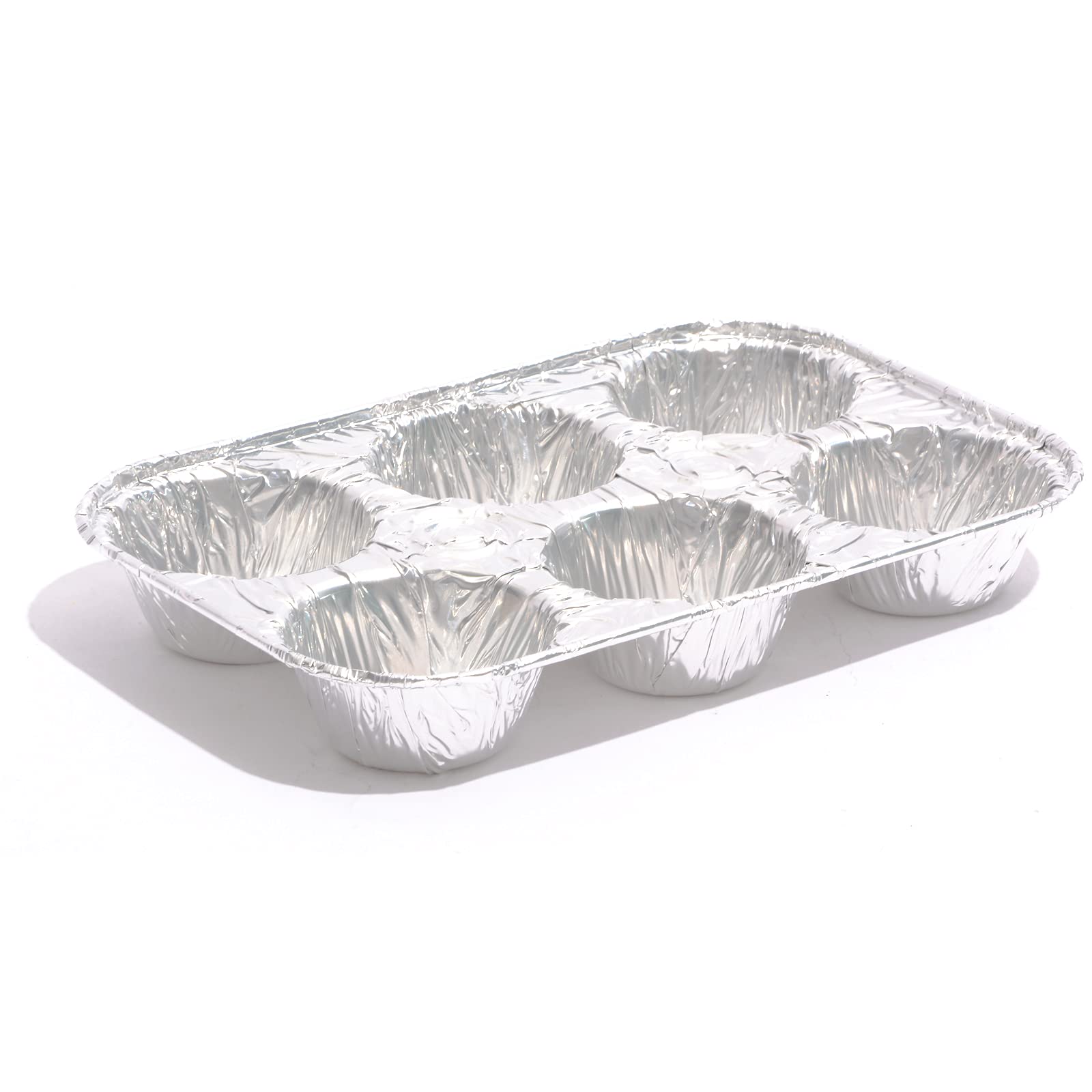Waytiffer (10Pack Muffin Pan | 6-Cup Cupcake Aluminum Pans Favorite Muffin Tin Size For Baking Cupcakes Muffins And Mini Pies -