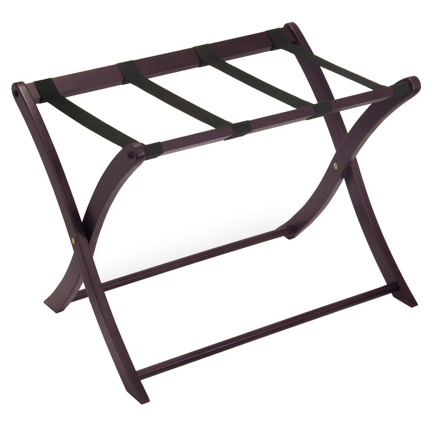 Winsome Wood Scarlett Luggage Rack, Espresso