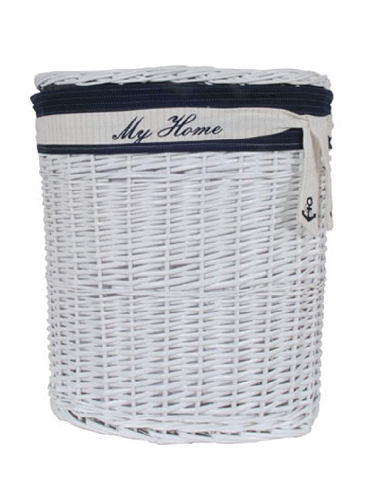 Anne Home - Set of 5 Oval Willow Storage Baskets in Several Sizes