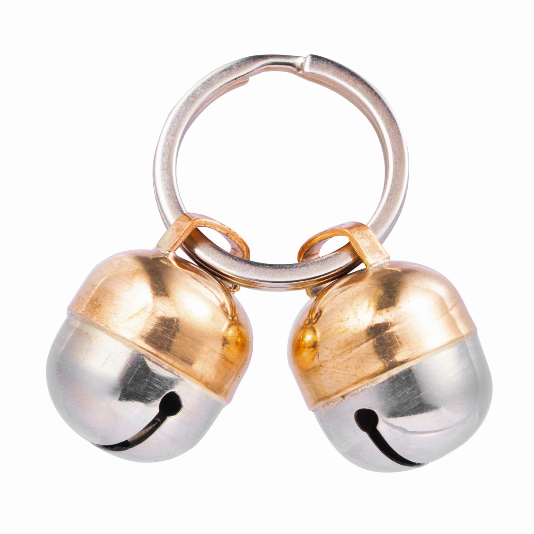 2 Extra Loud Cat  Dog Bells  Pet Tracker  Save Birds  Wildlife  Luxury Handmade Copper  Beaus Bells (Medium)