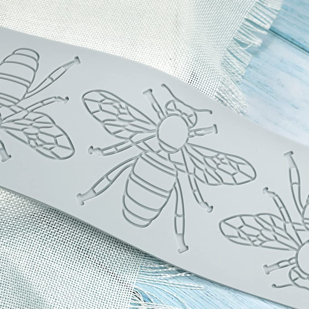 Silicone Molds 3D Hollow Leaf Chocolate Molds Honeycomb Bee Candy Mold Flower Pattern Fondant Mold Cake Topper Sugar Craft Decor