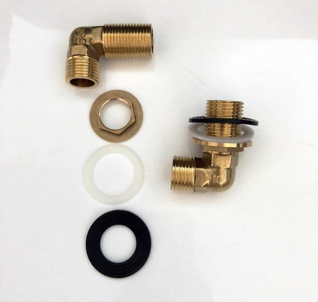 Installation kit for Wall Mount Commercial Faucet backsplash Mount Set for Stainless Steel Commercial Kitchen Prep & Utility Sink