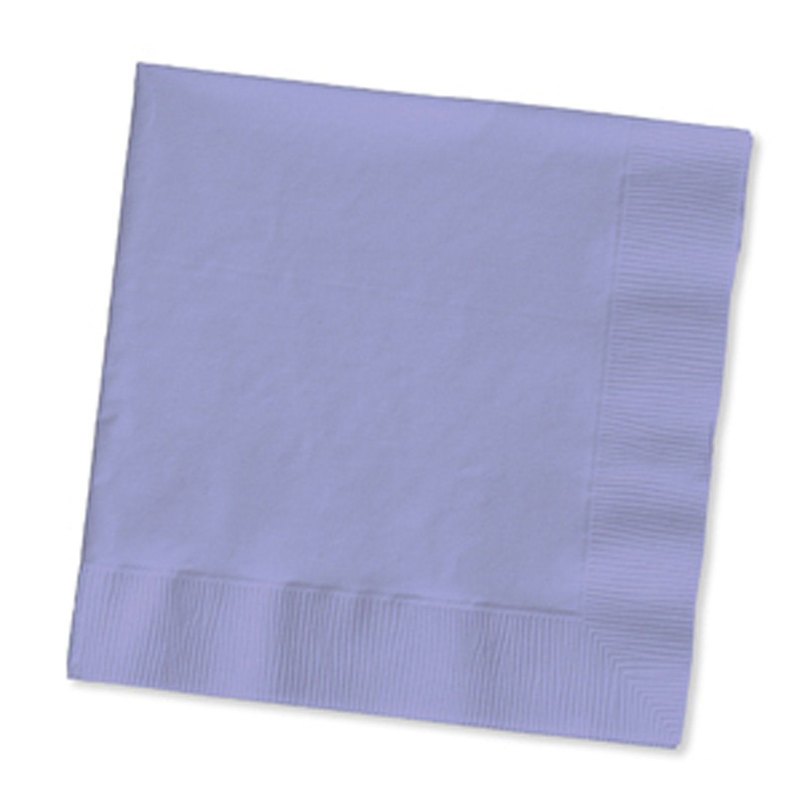 Creative Converting Touch Of Color 2-Ply 50 Count Paper Beverage Napkins, Luscious Lavender