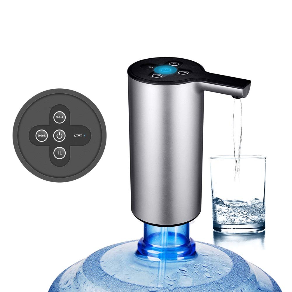 Auto Bottled Water Pump With Volume Control Wireless Water Dispenser Rechargeable Gallon Water Bottle Jug Dispenser Pump