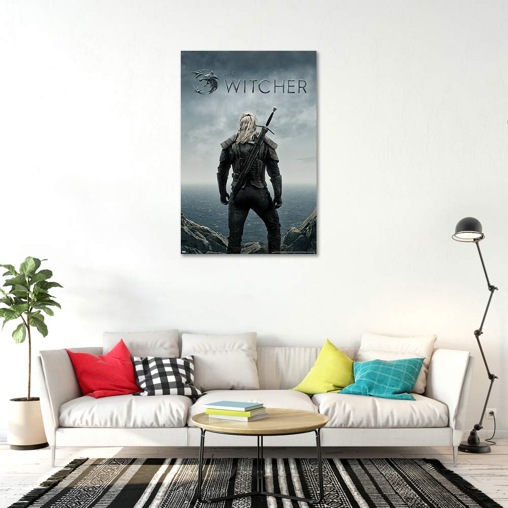 Poster Stop Online The Witcher - Netflix Tv Show Poster (Teaser - Geralt Of Rivia - Ocean) (Size 24'' X 36'')