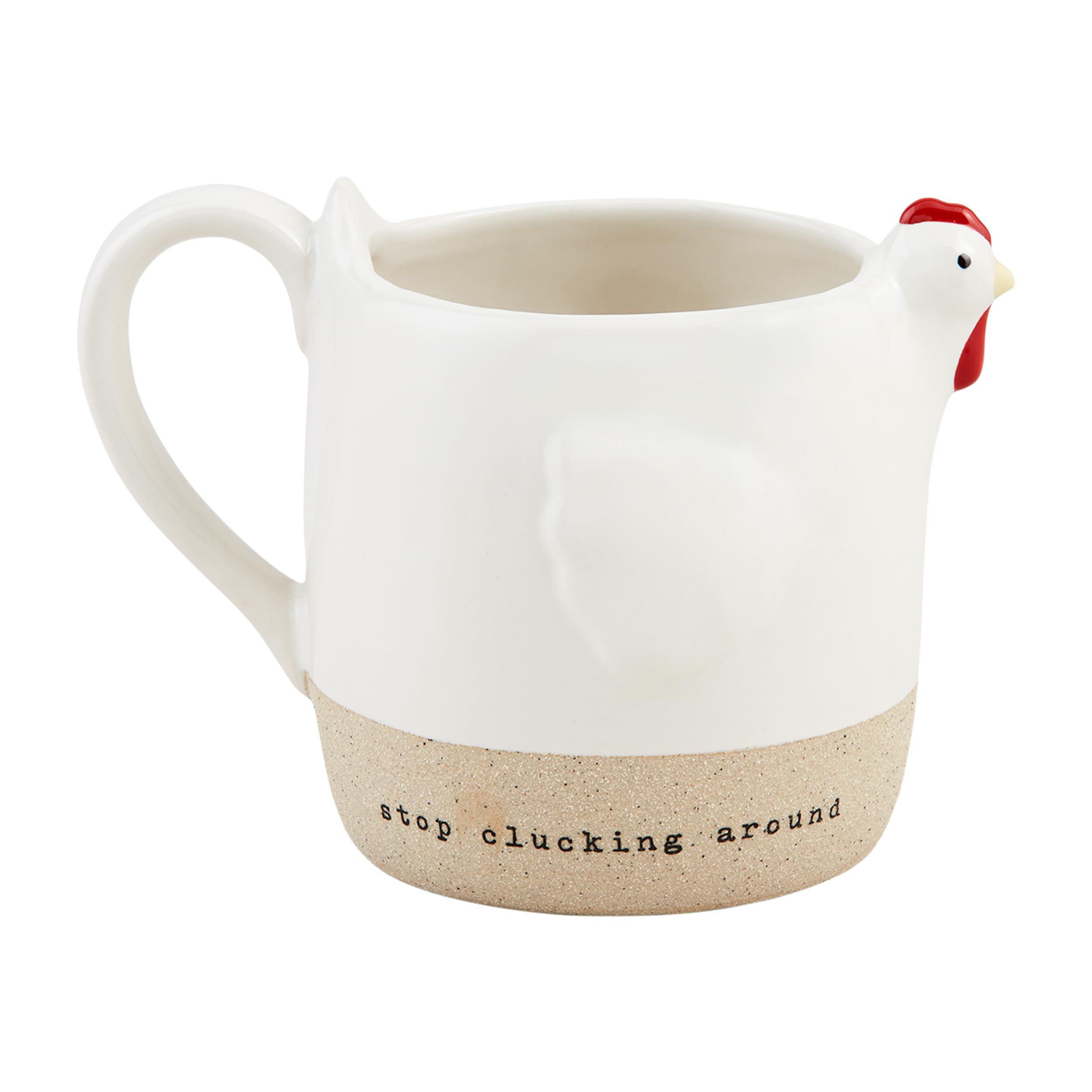 Mud Pie Chicken Mug; 12 oz