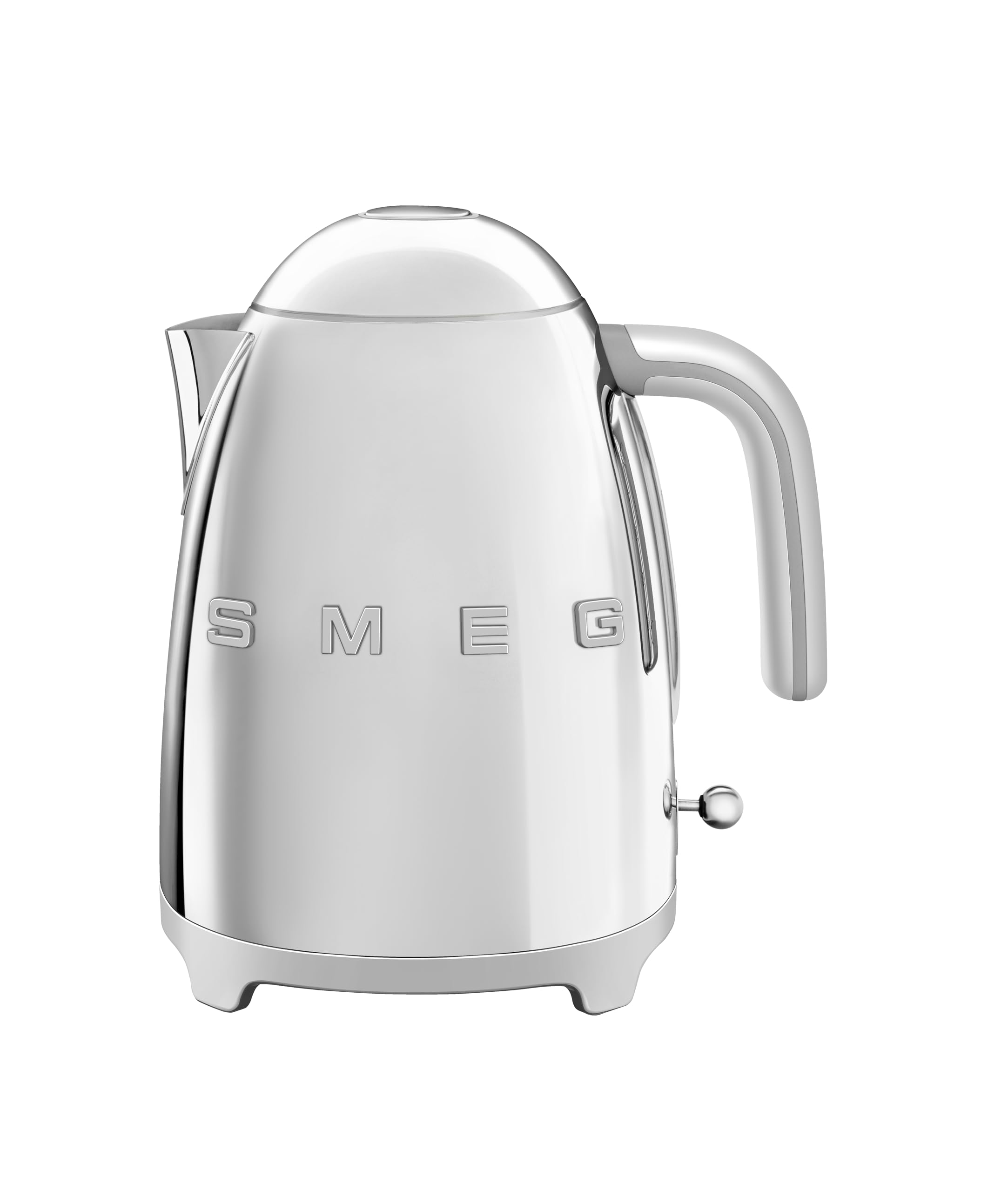Smeg 50'S Retro Style Electric Water Kettle With Automatic Shutoff, Removable Base, And Water Indicator, Klf03Ssus, Polished Sta