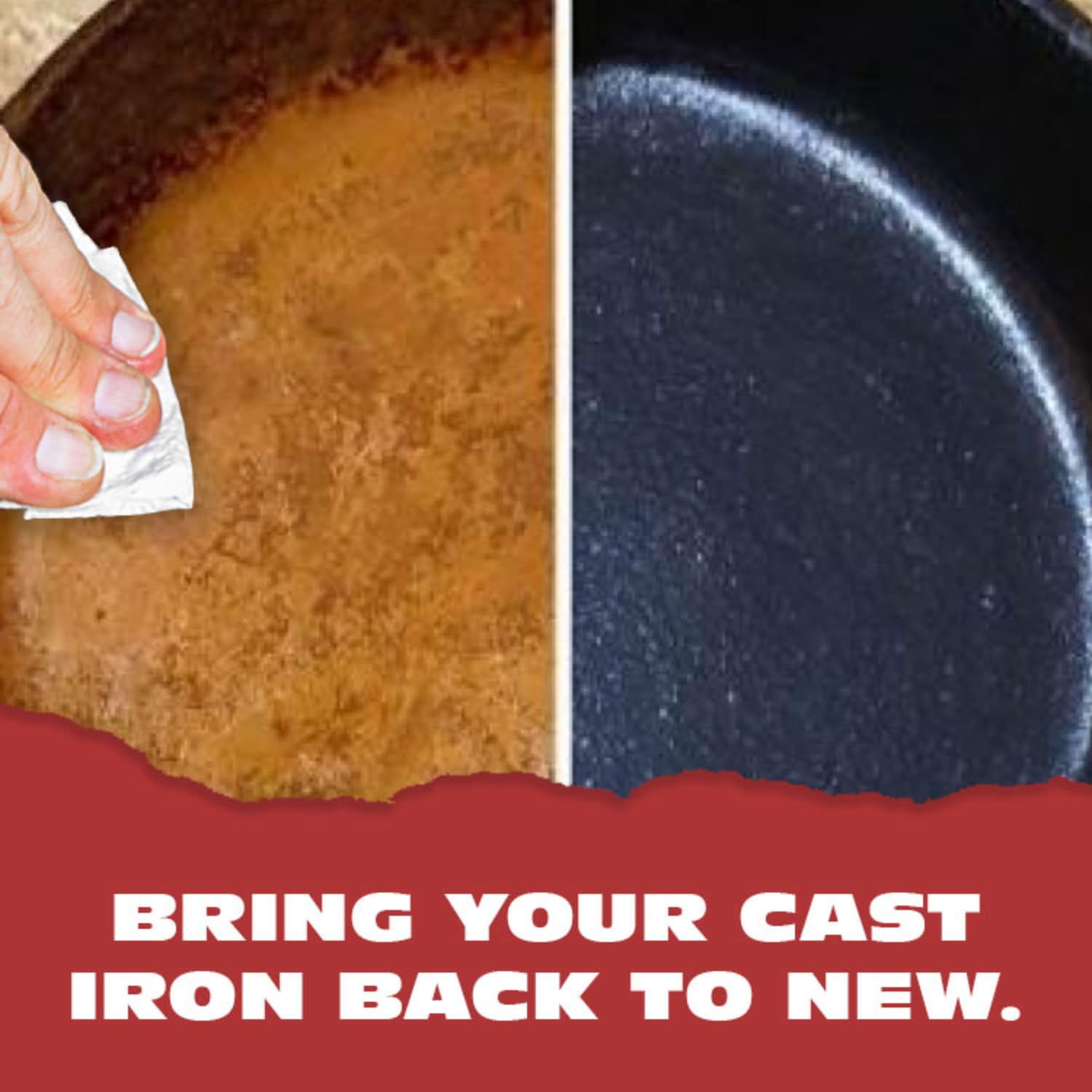Knapp Made Cast Iron Seasoning Wax And Carbon Steel Seasoning Wax - 2 Oz Unique Blend Of Natural Oils And Beeswax - Restore Cast