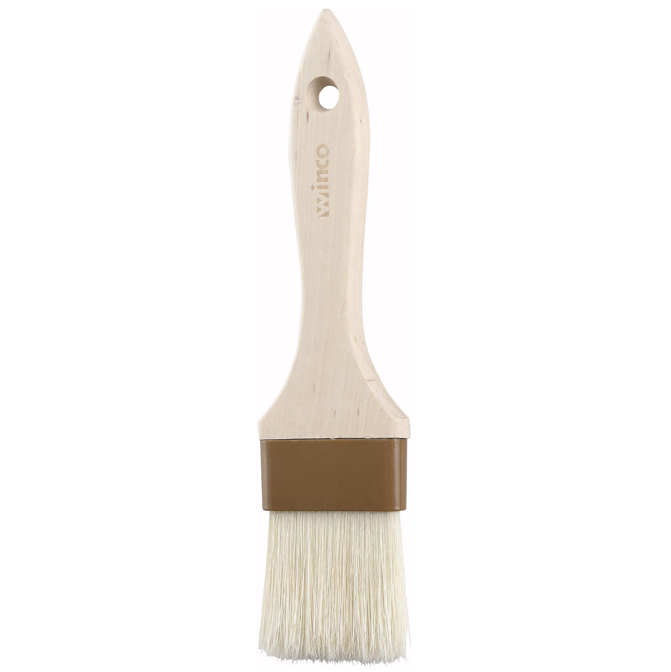Winco Flat Pastry And Basting Brush, 2-Inch, Beige