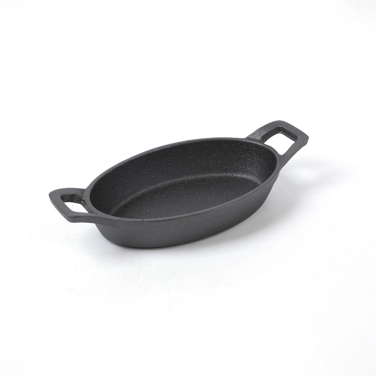 Hawok Cast Iron Mini Oval Serving Dish 6.1 Inchx 3.85 Inch 8Oz