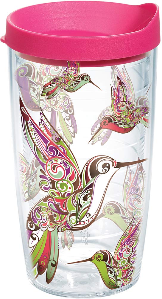 Tervis Hummingbirds Insulated Tumbler 16Oz Clear Inner