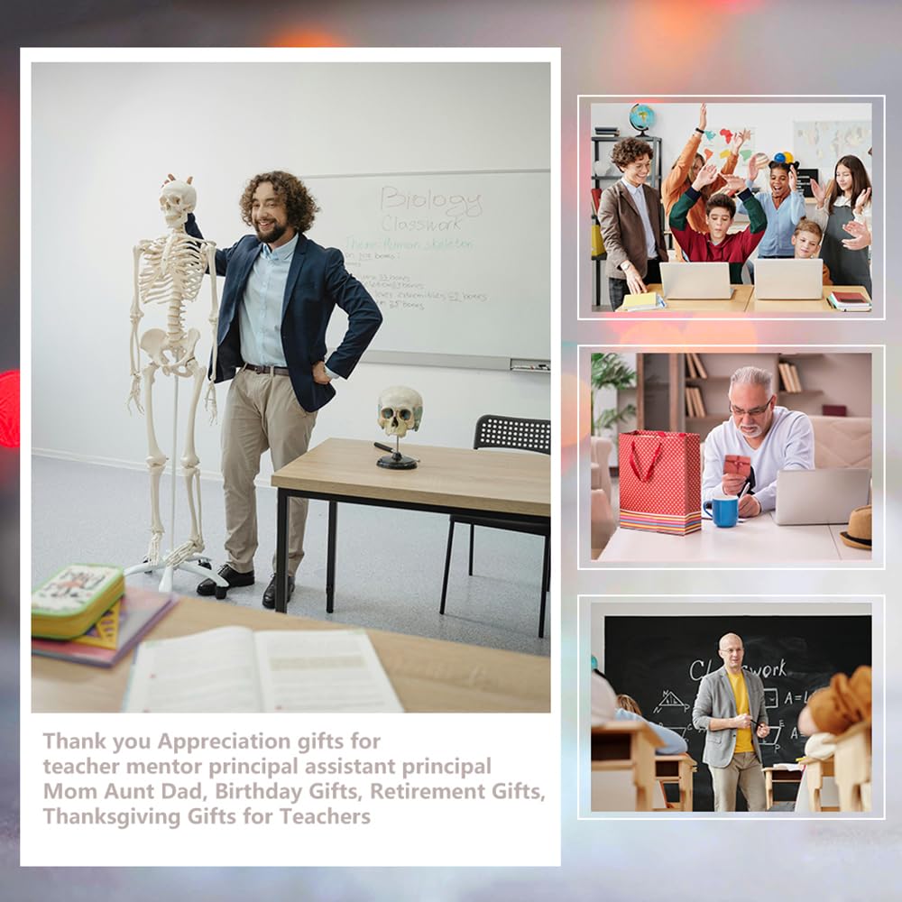 Teacher Appreciation Gifts Puzzle Plaque, Thank you Appreciation Gifts for Teacher, Teacher Gifts for Women Desk Decorations, Te