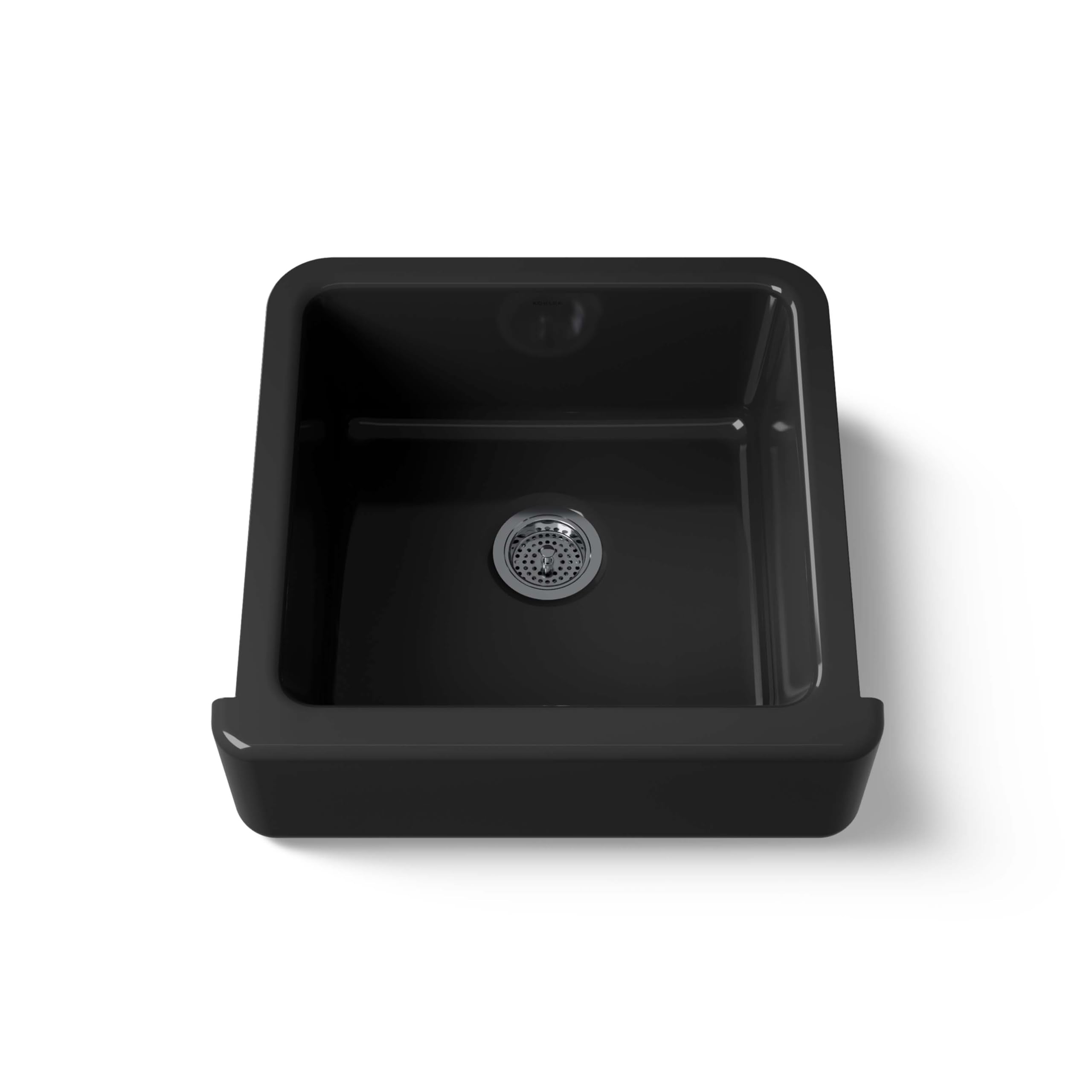 Kohler K-5665-7 Whitehaven Farmhouse Self-Trimming 23-11/16-Inch X 21-9/16-Inch X 9-5/8-Inch Undermount Single-Bowl Kitchen Sink