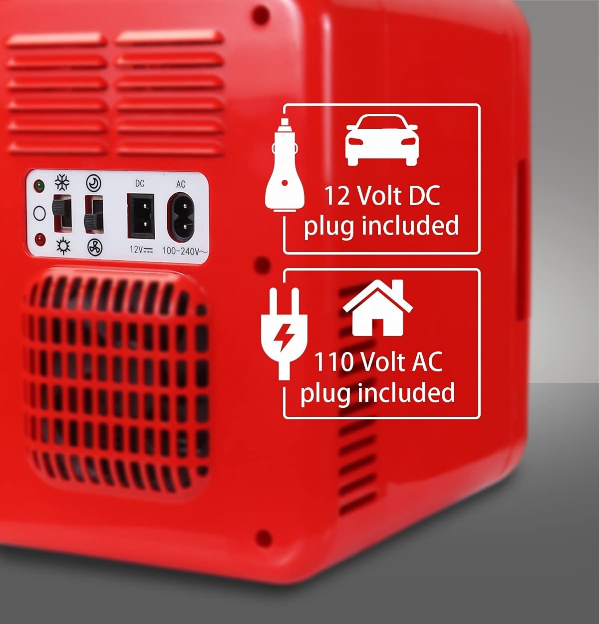 Coca Cola Mini Fridge For Bedroom Skincare Office Small Refrigerator 4L Mini Refrigerator Dorm Fridge Fridge Portable Cooler War