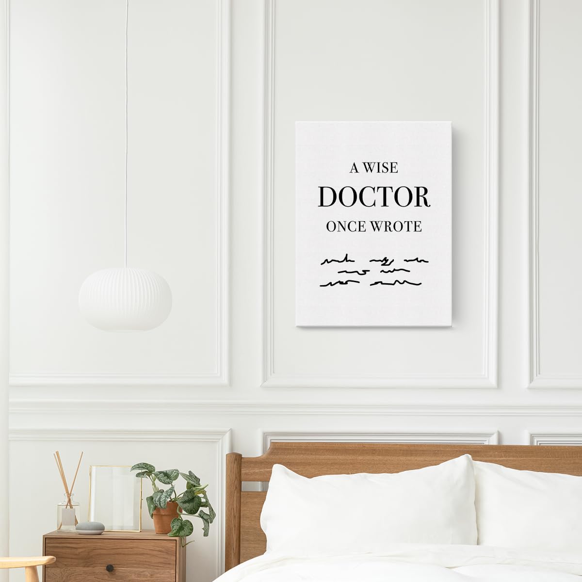 Doctor Gifts Doctor Appreciation Gifts Funny Office Gifts Canvas Wall Art Framed Art Paintings Wall Decor Artwork Gifts For Cowo