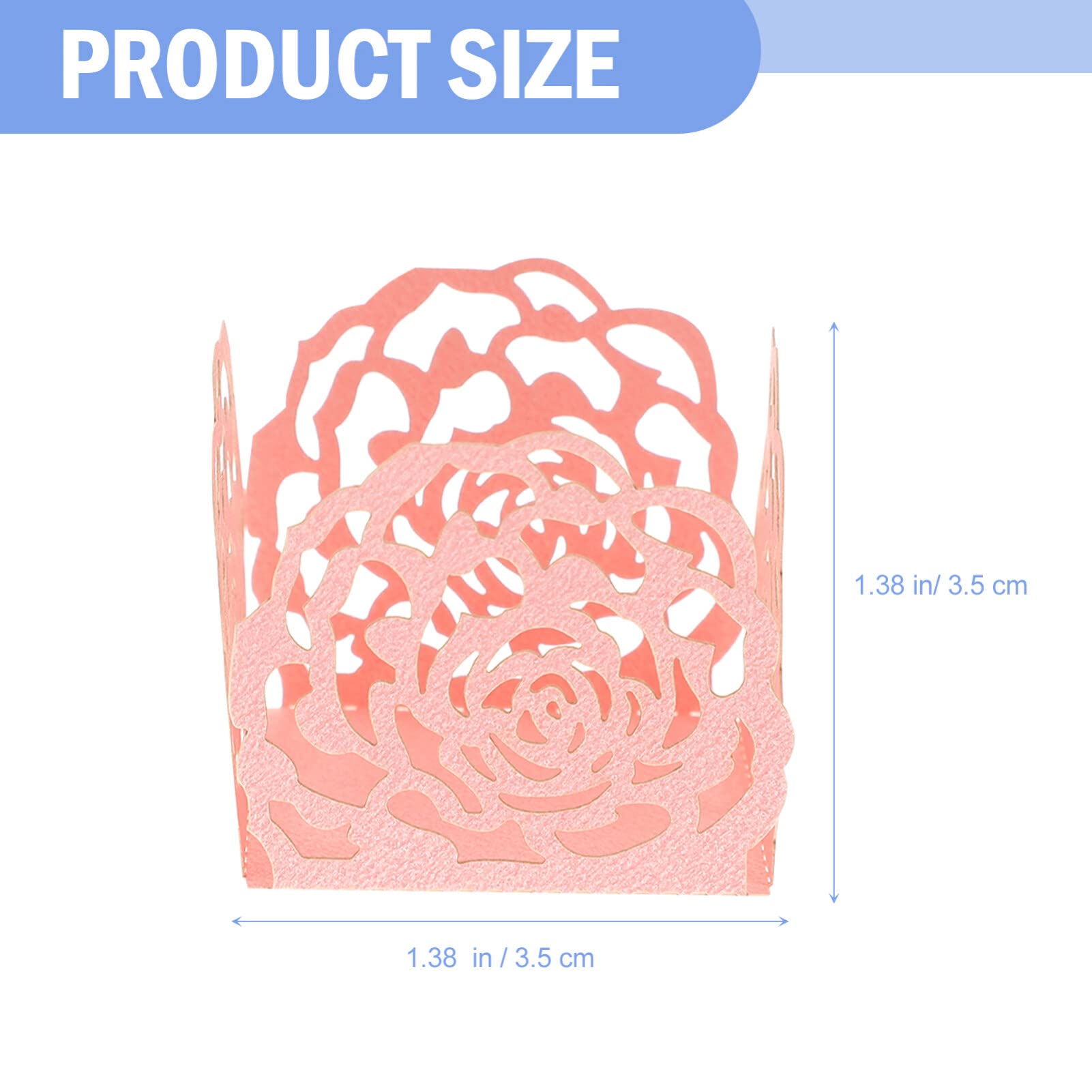50Pcs Chocolate Paper Cups, Truffle Wrapper, Mini Baking Cups Paper, Liners Chocolate Candy Packing Separating Trays For Shower