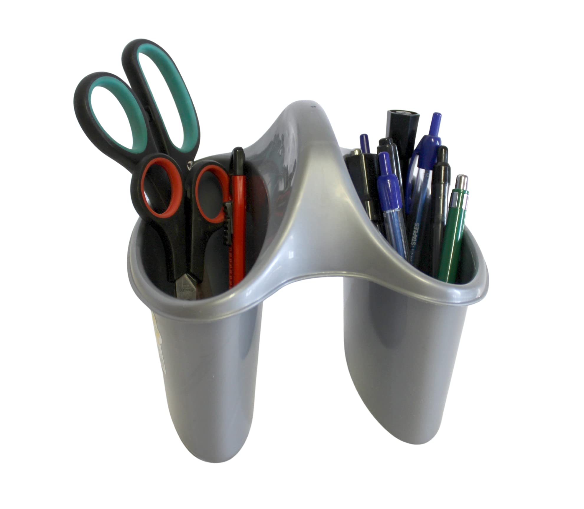 Saddle Multi-Purpose Caddy - Sponge Holder, Kitchen Utensils, Cutlery, Tool Organizer - Bpa Free Plastic, Waterproof With Draina