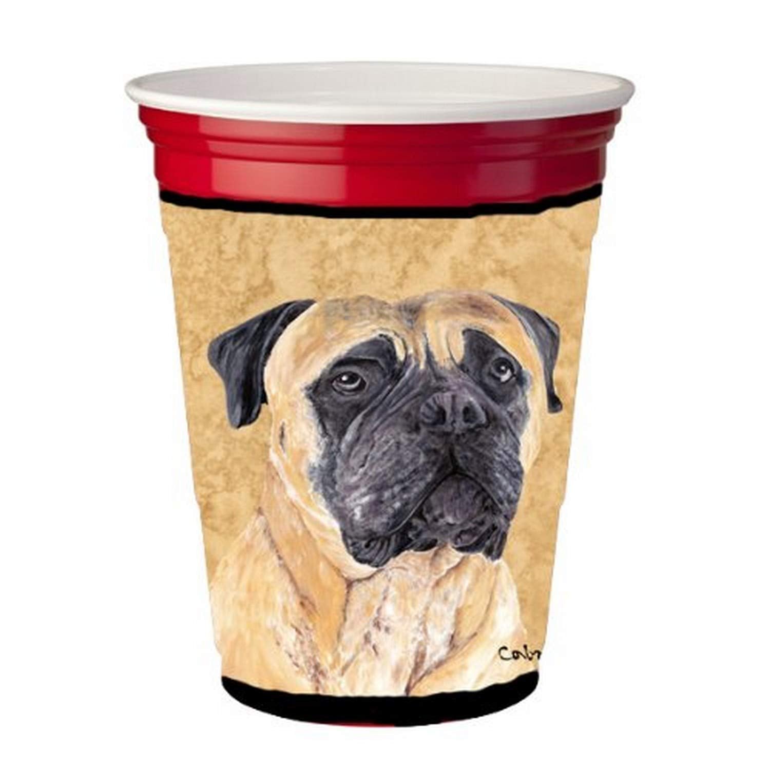 Mastiff Red Solo Cup Beverage Insulator Hugger