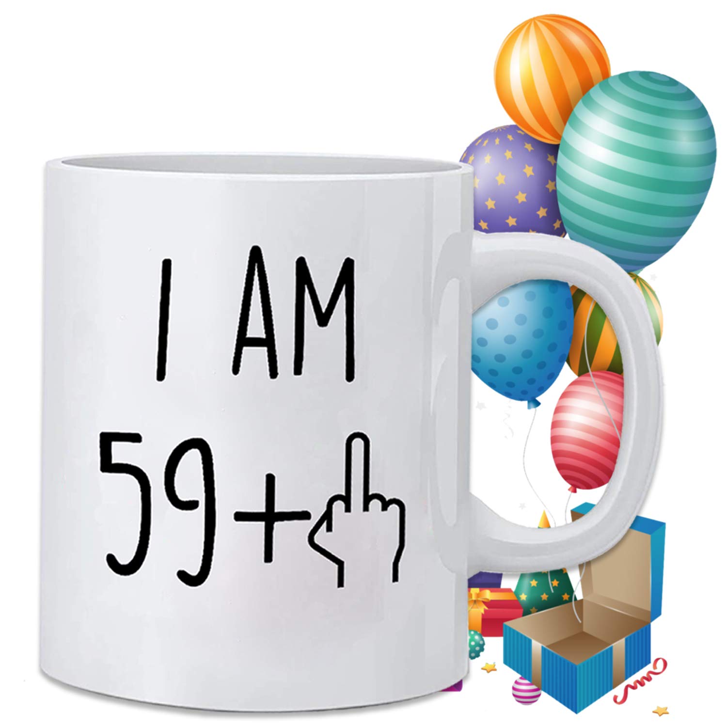 Kwieema Funny 1963 60th Birthday Mugs Ideas for Men and Women Best Novelty Ceramic Coffee Mugs Anniversary Tea Cup for Him  Her  Husband or Wife - 60 Year Old Mug for Mom  Dad (60th coffee mugs)