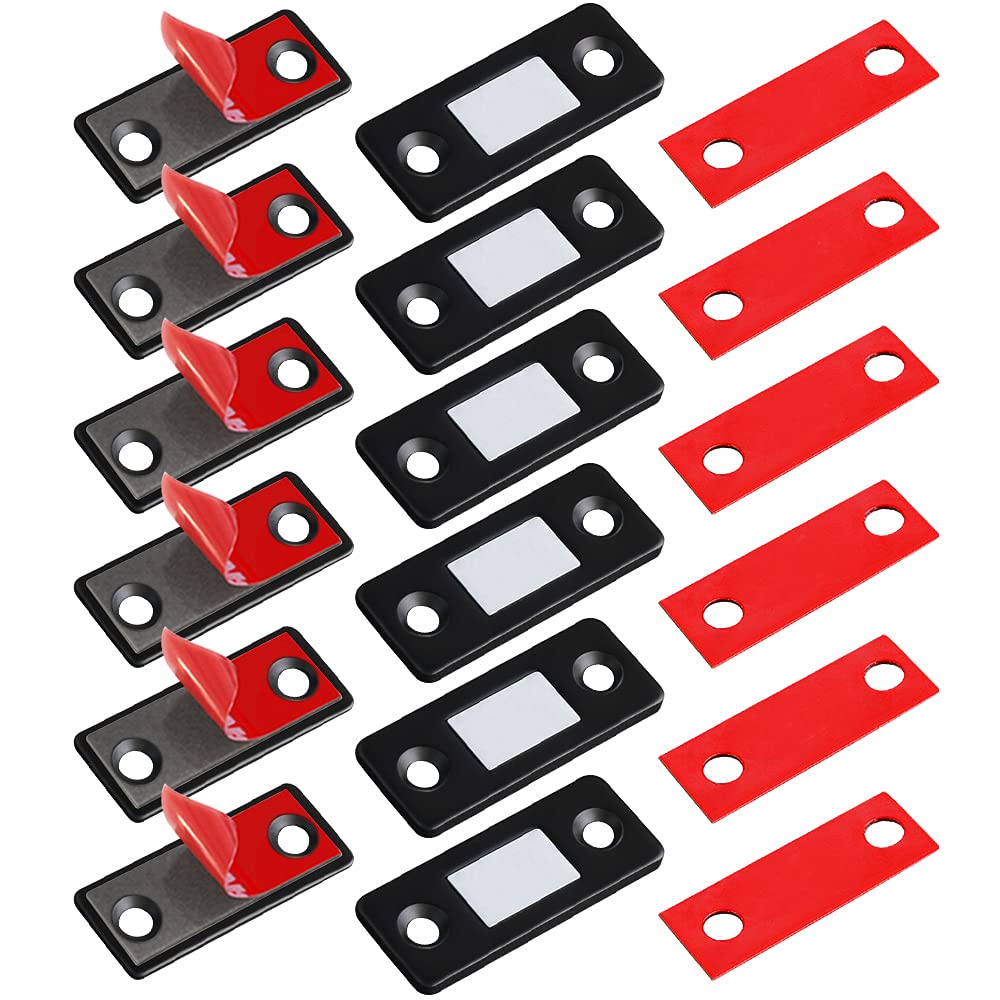 Cabinet Magnetic Catch Jiayi 6 Pack Ultra Thin Cabinet Door Magnets Stick On Drawer Magnets Cabinet Latch Magnetic Closures For
