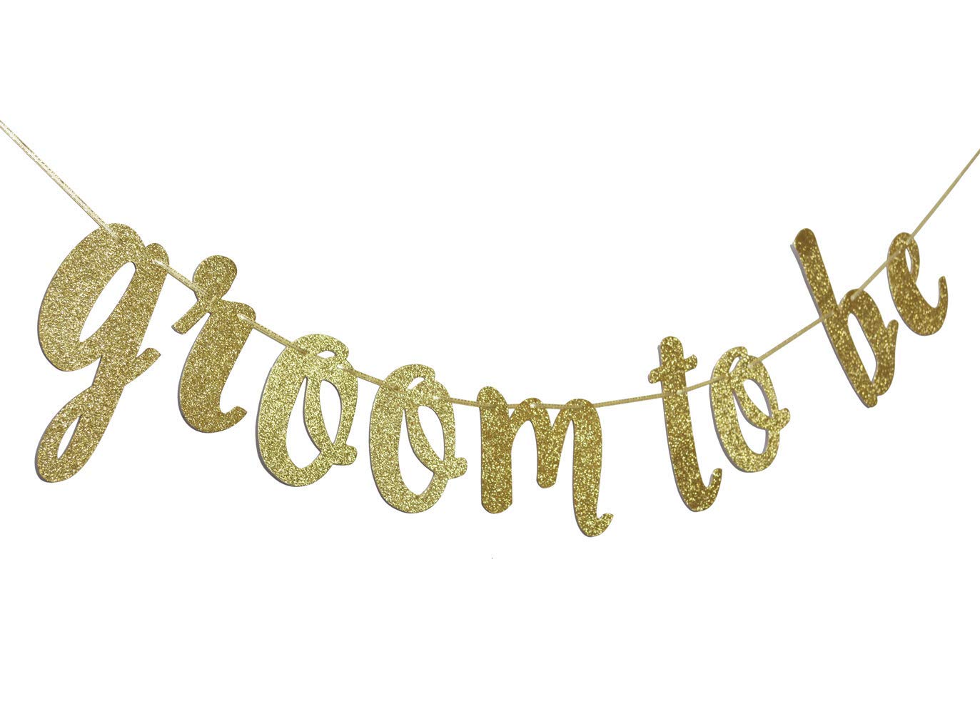 Groom To Be Banner Gold Glitter Decor For Bridal Shower Wedding Bachelorette Party Decorations